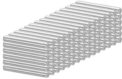 PATIKIL 304 Perni Bloccaggio Acciaio Inossidabile 1.5x10mm (1/16 Dia), 100Pz Perni Bloccaggio Metallo Indurito Sostituzione Perni per Letti a Castello per Assemblaggio Mobili Fai-Da-Te