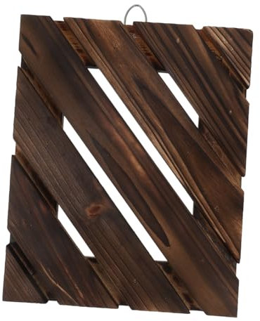Happyyami Hängender Pflanztopf Aus Holz Wanddekor Für Zuhause Leichter Und Robuster Blumentopf Einfache Installation Ohne Werkzeuge Dekorativer Wandbehang Für Wohnzimmer Und Küche