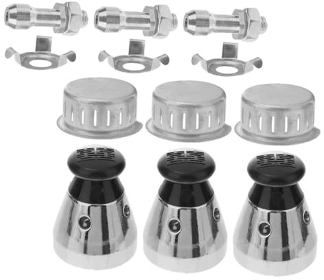 IMIKEYA Pressure Cooker Relief Valves Replacement Kit 12pcs Aluminum Alloy Safety Valve Set Pipes and Anti-Clog Clips for Kitchen Cooker Accessories