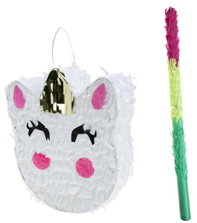 JOINPAYA 1satz Einhorn Mit Füllung Mexikanische Piñata Für Kindergeburtstag Und Fiestas Bunte Party Dekoration Für Süßigkeiten Und Spielzeug