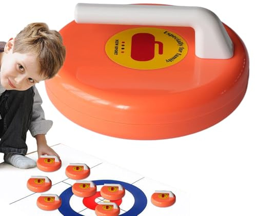 Tischcurling Für Familien Tisch Curling Spiel