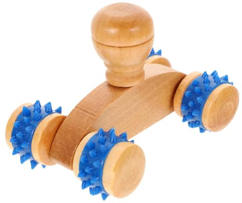 Beatifufu Holz Massagegerät mit Entspannender Massagefunktion 3 Stück für Rücken und Beine der Durchblutung für Yoga und Zuhause