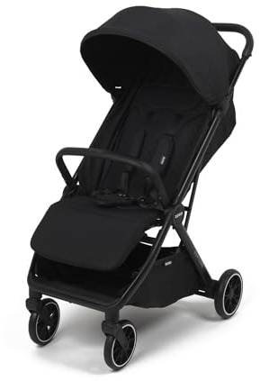 Babylo Neptune Compact Stroller from Birth up to 22kg, one-Hand fold, Midnight Black