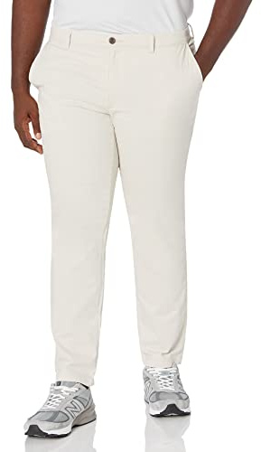 Amazon Essentials herr Skinny-Fit Casual Stretch Chino-byxa, sten, 42 B x 34 L