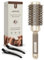 AIMIKE Round Hair Brush, Nano Thermal Ceramic & Ionic Tech Round Brush, Round Brushes for Blow Drying with Boar Bristles, Barrel Brush for Styling, Curling, Add Volume & Shine (74mm, Barrel 43mm)