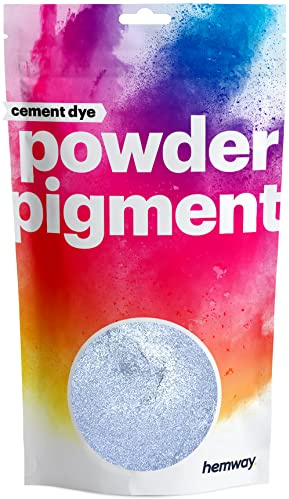 Hemway Cement Powder Pigment Dye Metallic Azure Blue 100g | Concrete Colour Powder Toner for Cement, Mortar, Plaster, Premium Colour Enhancement