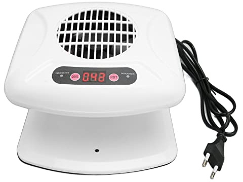 Weißer Einhand-Nagellacktrockner mit automatischem Sensor – Innovativer Nagelventilator Warm- und Kühlluft für perfekte Maniküre zu Hause. Professionelles Nageltrockner Gebläse alle Nagellacktypen Ge