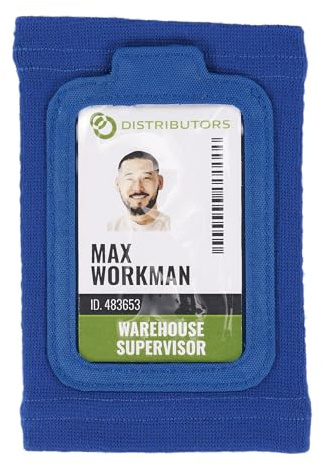 Ergodyne Squids 3388 Wrist Id Badge Holder, Small Storage Pocket