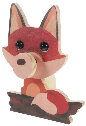 LIFKOME Holz Brillenhalter Fuchs Form Niedliches Handgefertigtes Sonnenbrillen Display Stabiler Und Praktischer Eyeglasses Holder Für Schreibtisch Dekorativ Und Kompakt Für Büro Und Zuhaus