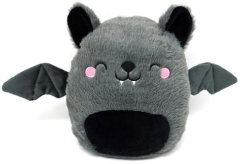 Puckator Bat Snuggables Coussin chauffant en peluche lavable au micro-ondes Lavande – Chauffe-lit – Chaleur chaude et glacée – Pour blessures sportives, douleurs au genou et au dos – Chauffe-lit –
