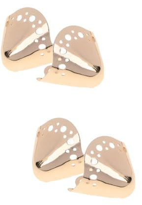 OATIPHO 2 Paar Zehenschutz High Heels bedecken Schuh Zehenkappen Schuhzehenabdeckung Schuhspitzen-Schutzkappen Schuhspitzenabdeckungen Absätze Schuhzubehör Zehenspitzenschutz Zinklegierung