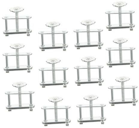 CANIGHT 12pcs Adjustable Swivel Screw Hose Clamp Clamps for Water Inlet Easy to Use Compact Design for Lab Use