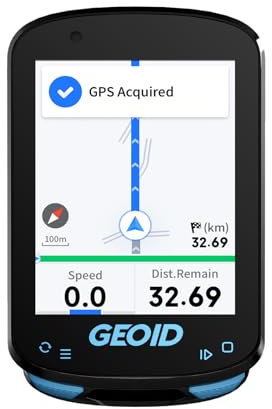 Geoid CC600 Ciclocomputer Bici GPS, Navigazione, 2,4 Schermo a Colori, Allenamento Ciclistico, Contachilometri bici Senza Fili, Bluetooth&WiFi&ANT+
