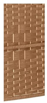 Short Dressing Screen Room Divider 4/5/6 Panel Folding Room Divider, Hand Woven Wicker For Living Room, Bedroom And Office(Color-3,80X40CM-5 piece)