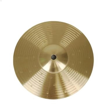 Messingbecken Crash-Becken Klare Laute Resonanz Hervorragende Klangqualität Sorgfältig Gefertigt Für Anfänger(10inch)