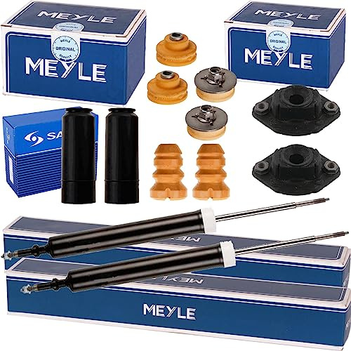 2x Meyle Stoßdämpfer+Domlager hinten | 2x 326 725 0016 2x 314 741 0001 + 2x 314 741 0004 Kompatibel mit 1 (E81),1 (E87),1 Cabriolet (E88),1 Coupe (E82),3 (E90),3 Ca