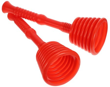 Yardenfun 2pezzi Sturalavandini in Gomma per Bagno e Cucina Ventose Resistenti e Pratiche per Sbloccare Tubature e Scarichi Soluzione Facile per WC e Lavandini Uso Domestico e Professionale