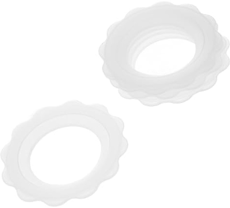 Gogogmee 5 pièces Protection Mamelons Silicone Antidérapante Résistante Transpiration pour Allaitement Lot de Anneaux Confortables Réutilisables pour Mères Allaitantes