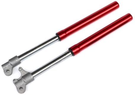 susaa Amortisseur de Fourche Inversée de Moto pour la Chine 47cc 49cc Mini Moto Pit Bike Accessoire de Motocross, Rouge