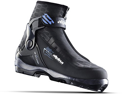 Alpina Sports Outlander Eve Backcountry - Botas de esquí nórdicas para mujer, color negro y azul, tamaño Euro 38