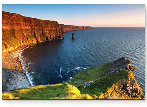 Cliffs of Moher - Sonnenuntergangsstimmung - Leinwandbild 120x80cm