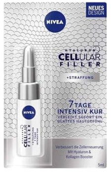 NIVEA Hyaluron CELLular Filler + Straffung 7 Tage Intensiv Kur im 3er Pack (3 x 5 ml), pflegende Anti Aging Kur, intensive Anti Falten Creme mit Hyaluron