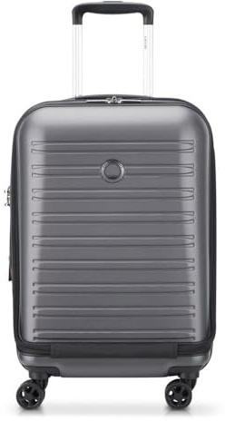 DELSEY Paris - SEGUR 2.0 - Hartschalenkoffer ausziehbar - 55 x 35 x 30 cm - 51 Liter - S - Grau
