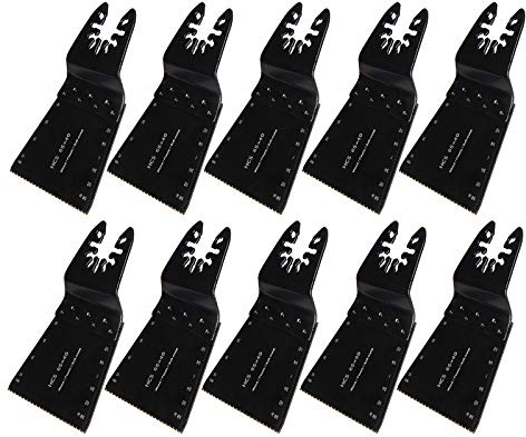 10 hojas de sierra multiherramienta, cuchillas oscilantes, accesorios multiherramienta, juego de cuchillas para cortar madera