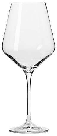 alsastyle Lot de 6 verres à vin rouge 49 cl - cristallin sans plomb - collection Avant-Garde