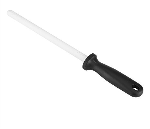 Asta per affilare in Ceramica 8 Pollici Asta per affilare in Ceramica Strumento per affilare in Pietra per Coltello da Cucina, Forbici, tagliaunghie, Falce e cesoie da frutteto