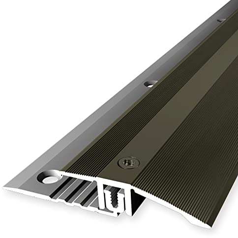 PROVISTON | Ausgleichsprofil | Übergangsprofil | Breite: 44 mm | Höhenausgleich: 6.5-16 mm | Länge: 1000 mm | Aluminiumprofil | Bronze | 1 Stück