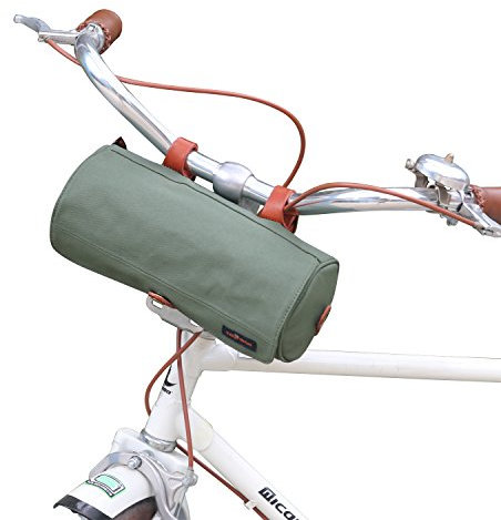 Tourbon Fahrradtasche für Lenker, wasserdicht, Leinen, mit Schultergurt