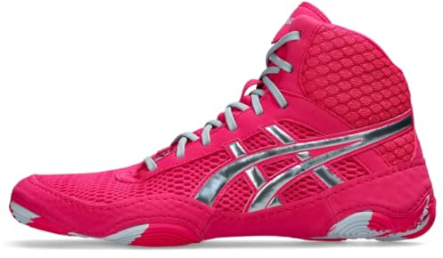 Asics Scarpe da Wrestling MATBLAZER Donna, Rosa GLO/Grigio Freddo, 37 EU