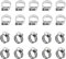 RHQFDM 25pcs 304 collier Clips de tuyau réglablesde serrage en acier inoxydable la gamme de colliers de serrage en acier inoxydable 13-19mm convient aux tuyaux domestiques hydrauliques et mécaniques