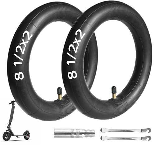 2 Stück 8 1/2x2 E Scooter Schlauch, 50/75-6.1 Scooter Reifen schlauch, 8,5 Zoll Scooter Reifen, für Xiaomi M365/Pro2/Pro/1S/Essential/Mi 3/Lite Elektroroller