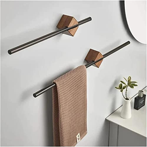 Soporte autoadhesivo para toallas de baño, barra de toalla ajustable de acero inoxidable, soporte de pared, colgador de toallas de baño para baños, fácil instalación
