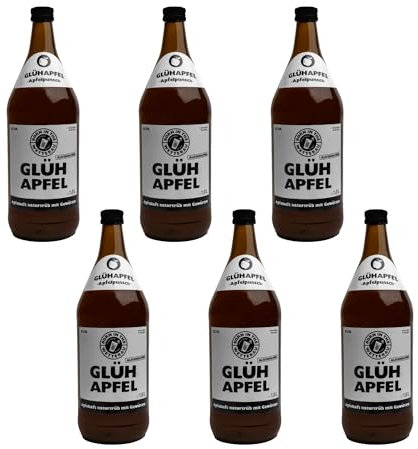 Glühapfel Alkoholfreier Apfelpunsch | inkl. Pfand | Glühwein | Born in the Wetterau (6x)