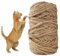 BUCOMTU Corde Arbre à Chat, 8MM X 50 M Corde pour Arbre à Chat, matériel de Bricolage, décoration de Jardin Maison Corde de Chanvre