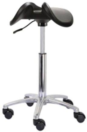 LULUMAIC Schwenkhocker Kreativer Sattelstuhl Ergonomischer Sattelhocker Rollender Hocker mit Verstellbarer Höhe des Rades
