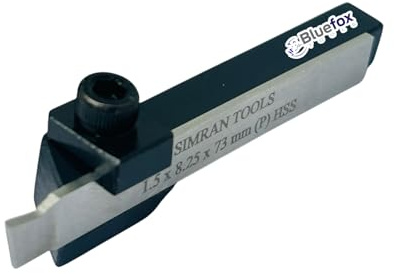 Mini Lathe Parting Tool Cut Off Holder 8MM with HSS Blade 1.5 X 8.25 X 73MM for CNC Milling Cutting Semi-Finishing and Finishing Machining | Suits Miford & Mini Lathes