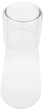 TOYZFRIENDY Juego De Jarra De Agua Fría y Porta Bebidas 750 Ml De Vidrio Transparente Con Capacidad Amplia y Diseño Único Para Cenas, Fiestas y Reuniones Familiares