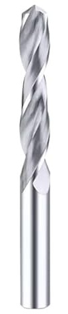 1 pz 100 mm HRC45 HRC55 2,1-5,5 Punta da trapano in carburo estesa Punte in acciaio al tungsteno Utensili for la lavorazione dei metalli in inossidabile for foratura del tornio CNC(HRC45,4.9mm)