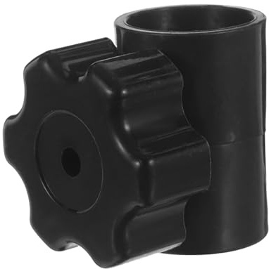 KICHOUSE Connecteur pour mât de Parasol - Vis de Rechange pour Tube - Pièce de Rechange pour Parasol (terrasse, Plage, Patio, Piscine, événements en extérieur) - Noir