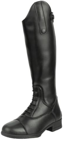 SUEDWIND FOOTWEAR Reit-Stiefel »KIDS FUN WINTER« mit YKK Reißverschluss Veganes Leder-Imitat Teddy-Fell Unisex Kinder-Reitschuh Tolle Passform Gr. 29 30 31 32 33 34 35 36 37 38 39 40 41 Schwarz