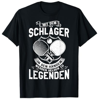 T-Shirt Tischtennis Tischtennisspieler Ping Pong Spruch T-Shirt