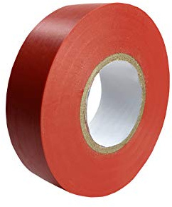 Keephot – 15 mm x 20 m, stark klebendes Elektro-Isolierband aus PVC-Gaffer-Tape – wasserdicht, feuchtigkeitsbeständig, nicht leitend, UV-beständig (Rot, 1)