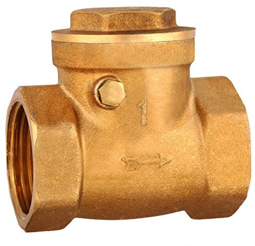 Messing Rückschlagklappe, 1 Stück DN25 Innengewinde Messing Rückschlagklappe 232PSI Rückschlagklappe für Wasser