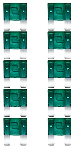 baytronic 10x Kfz-Flachstecksicherung Maxi (grün 30A)