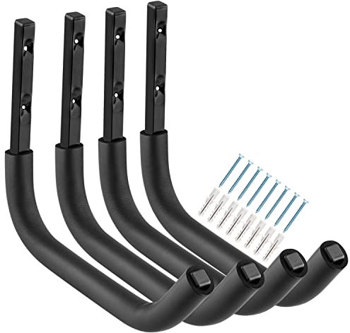 Large Garage Storage Hooks, 31.5 CM Heavy Duty Garage Storage Organizer Wall Mount Hanging Hanger, Each Hook Max Load 45KG