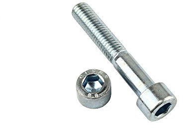 2 Stk Zylinderschraube DIN 912 - M 8 x 260 - Stahl 8.8 galv. verzinkt
